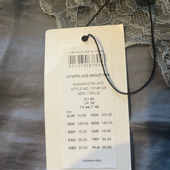 Metallic Cami US10 - Picture 3 of 3